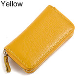 Men's Women's Fashion Faux Leather Zipper Purse Car Keys Wallet Card Holder