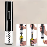 Portable Electric Wine Bottle Opener Cutter Cork Remover Automatic Corkscrew