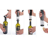 Portable Electric Wine Bottle Opener Cutter Cork Remover Automatic Corkscrew