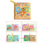 4 Styles Baby Intelligence Development Learning Colorful Picture Cloth Book For Children Early Education Supplies