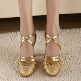 Ms Ladies High Heel Latin Shoes Women Fashion Bling Shoes Ballroom Dancing Shoes