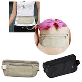 Women  Casual Sports Traveling Storage Zipper Waist Bag Pouch Money Waist Belt