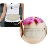 Women  Casual Sports Traveling Storage Zipper Waist Bag Pouch Money Waist Belt
