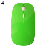 2.4 GHz Slim Optical Wireless Mouse Mice + USB Receiver for Macbook Laptop PC