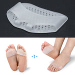 1 Pair Gel Forefoot Metatarsal Pads Silicon Half Yard Othotics Pain Relief Massage Anti-slip Cushion Forefoot Supports Foot Care