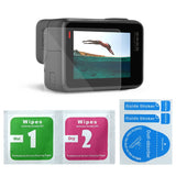 Tempered Glass LCD Screen Protector Film + Wipes + Dust Sticker For Gopro Hero 6 5 Sport Action Camera Go Pro Accessories