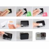 Tempered Glass LCD Screen Protector Film + Wipes + Dust Sticker For Gopro Hero 6 5 Sport Action Camera Go Pro Accessories