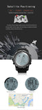 Smart Watch Men GPS Fitness Tracker Wristwatch Heart Rate Monitor Sport Clock Waterproof Compass Smartwatch - ENSEIGNE DENIS