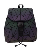 Geometric lattice luminous backpack