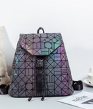 Geometric lattice luminous backpack