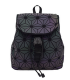 Geometric lattice luminous backpack