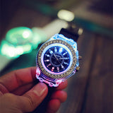 Watch Backlight Waterproof Quartz Unisex Round Analog Display Sports 1pc - ENSEIGNE DENIS