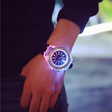 Watch Backlight Waterproof Quartz Unisex Round Analog Display Sports 1pc - ENSEIGNE DENIS