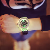 Watch Backlight Waterproof Quartz Unisex Round Analog Display Sports 1pc - ENSEIGNE DENIS