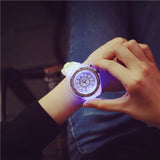 Watch Backlight Waterproof Quartz Unisex Round Analog Display Sports 1pc - ENSEIGNE DENIS