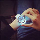 Watch Backlight Waterproof Quartz Unisex Round Analog Display Sports 1pc - ENSEIGNE DENIS