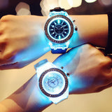 Watch Backlight Waterproof Quartz Unisex Round Analog Display Sports 1pc - ENSEIGNE DENIS