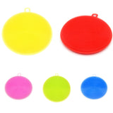Soft Silicone Sponge Scrubber Kitchen Tool Fruit Dish Washing Household Cleaning