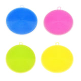 Soft Silicone Sponge Scrubber Kitchen Tool Fruit Dish Washing Household Cleaning