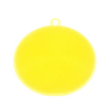 Soft Silicone Sponge Scrubber Kitchen Tool Fruit Dish Washing Household Cleaning