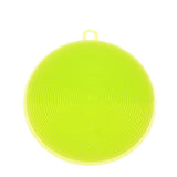 Soft Silicone Sponge Scrubber Kitchen Tool Fruit Dish Washing Household Cleaning