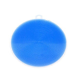 Soft Silicone Sponge Scrubber Kitchen Tool Fruit Dish Washing Household Cleaning