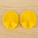 2Pcs Home Appliance Office Wall Adhesive Plastic Power Plug Holder Hanger Hook