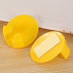 2Pcs Home Appliance Office Wall Adhesive Plastic Power Plug Holder Hanger Hook