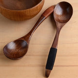 17cm Kitchen Cooking Utensil Tool Eco-friendly Wooden Catering Soup Spoon Gift