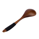 17cm Kitchen Cooking Utensil Tool Eco-friendly Wooden Catering Soup Spoon Gift