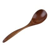 17cm Kitchen Cooking Utensil Tool Eco-friendly Wooden Catering Soup Spoon Gift