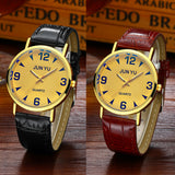 Classic Men Business Faux Leather Band Quartz Luxury Analog Sports Wrist Watch