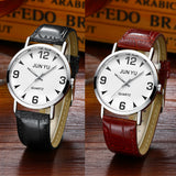 Classic Men Business Faux Leather Band Quartz Luxury Analog Sports Wrist Watch