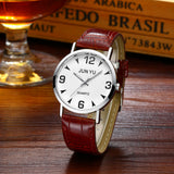 Classic Men Business Faux Leather Band Quartz Luxury Analog Sports Wrist Watch