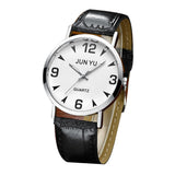Classic Men Business Faux Leather Band Quartz Luxury Analog Sports Wrist Watch