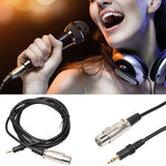 10Ft 1/8 Inch 3.5mm Male to XLR 3 Pin Female Microphone Mic Stereo Audio Cable