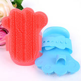 Soft Brush Dog Cat Pet Puppy Grooming Glove Hair Remover Rubber Bath Massage