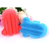 Soft Brush Dog Cat Pet Puppy Grooming Glove Hair Remover Rubber Bath Massage