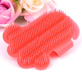 Soft Brush Dog Cat Pet Puppy Grooming Glove Hair Remover Rubber Bath Massage