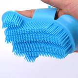 Soft Brush Dog Cat Pet Puppy Grooming Glove Hair Remover Rubber Bath Massage