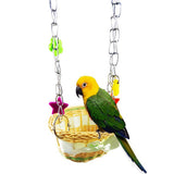 Bird Toy Sling Chain Hand Knitting Hammock Climbing Biting Pet Hanging Basket