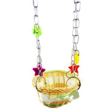 Bird Toy Sling Chain Hand Knitting Hammock Climbing Biting Pet Hanging Basket