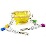 Bird Toy Sling Chain Hand Knitting Hammock Climbing Biting Pet Hanging Basket