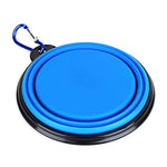 Pet Dog Portable Silicone Collapsible Travel Feeding Bowl Food Water Dish Feeder