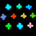 10Pcs Glow in the Dark Pebbles Artificial Stone Walkway Aquarium Fish Tank Decor