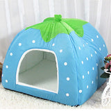 Strawberry Pet Dog Cat Puppy Warm Bed Mat Soft House Cushion Pad Kennel Basket