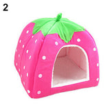 Strawberry Pet Dog Cat Puppy Warm Bed Mat Soft House Cushion Pad Kennel Basket