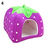 Strawberry Pet Dog Cat Puppy Warm Bed Mat Soft House Cushion Pad Kennel Basket