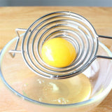 Kitchen Stainless Steel Egg Yolk Separator Divider Hand Held for Making Cake