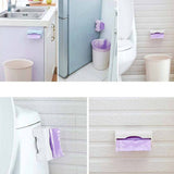 Solid Color Plastic Wall-mounted Garbage Bag Storage Box Container Home Tool